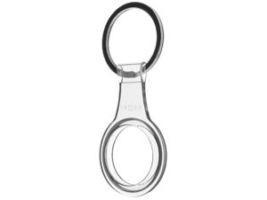 FIXED Čisté TPU puzdro s krúžkom pre Apple AirTag, číre