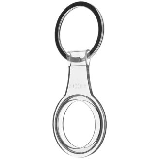 FIXED Čisté TPU puzdro s krúžkom pre Apple AirTag, číre