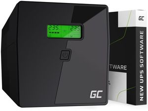 Green Cell UPS 1000VA 700W Záložný zdroj napájania, čistá sínusoida
