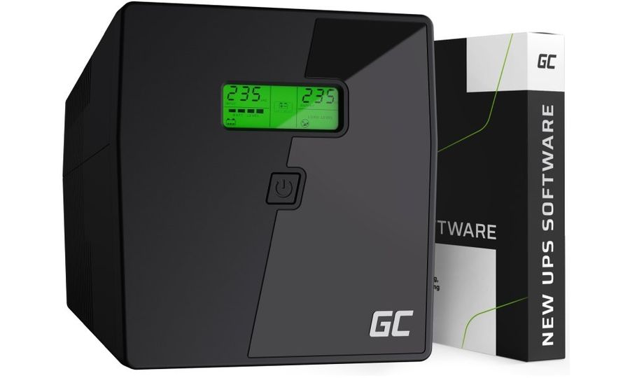 Green Cell UPS 1000VA 700W Záložný zdroj napájania, čistá sínusoida