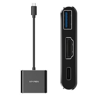 XPPen Adaptér USB-C na HDMI, USB 3.0, DeX, PD pre telefóny alebo notebooky, s podporou nabíjania