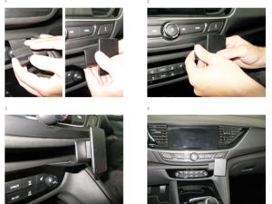 Brodit ProClip montážna konzola pre Opel Insignia 18-22, na stred vpravo