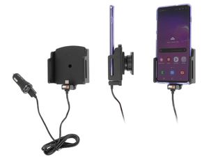 Brodit držiak do auta nastaviteľný s USB-C a nabíjaním z cig. zap./USB QC3.0 š. 75-89 mm, hr. 2-10mm