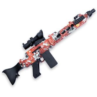 Sunny Blaster MG3, pištoľ na vodné gélové pelety s príslušenstvom, červená