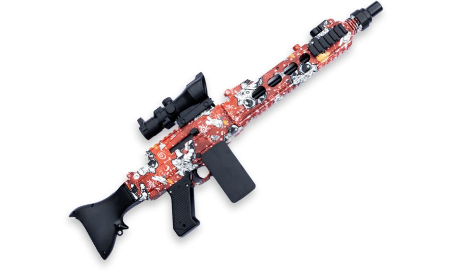 Sunny Blaster MG3, pištoľ na vodné gélové pelety s príslušenstvom, červená