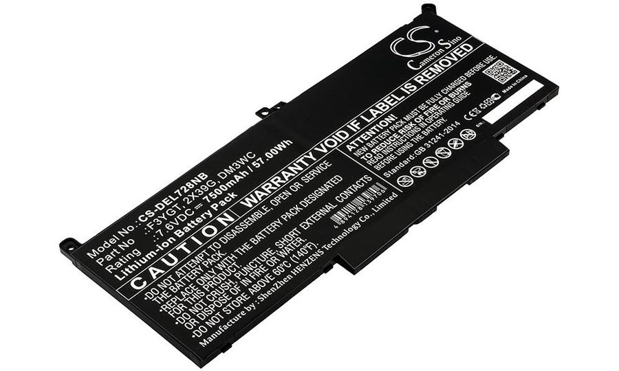 Batéria pre Dell Latitude 12, 13, 7290, 7380, 7490, 7500mAh