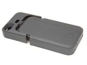 Puzdro Case Mate s batériou Fuel Lite - Gun Metal Gray (gumové) pre iPhone 4G