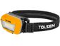 TOLSEN Aku LED čelovka s pohybovým senzorom, 3W, 6500K, IP65