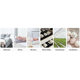 ThermoPro vnútorný digitálny Bluetooth vlhkomer a teplomer TP-357