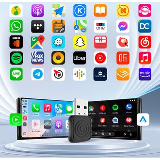 Carlinkit Mini Ultra bezdrôtový CarPlay a Android Auto pre originálne autorádiá