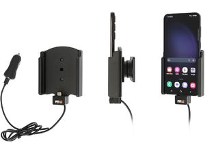 Brodit držiak do auta pre Samsung Galaxy S23+, bez puzdra, s CL/USB nabíjaním