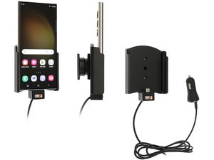 Brodit držiak do auta pre Samsung Galaxy S23 Ultra, bez puzdra, s CL/USB nabíjaním