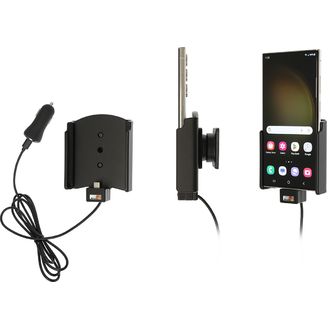 Brodit držiak do auta pre Samsung Galaxy S23 Ultra, bez puzdra, s CL/USB nabíjaním
