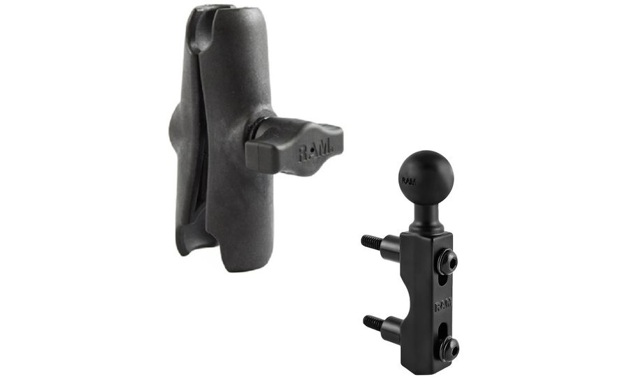 RAM Mounts montáž pre 1" čapový držiak motocykla pre zásuvku brzdovej/spojkovej páky, vysokopevnostný plast, montáž RAP-B-309-XU
