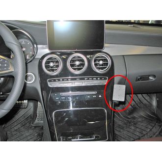 Brodit ProClip Mercedes Benz C-Class (180-320) 15-21 (len automat, len drevený panel), na stred
