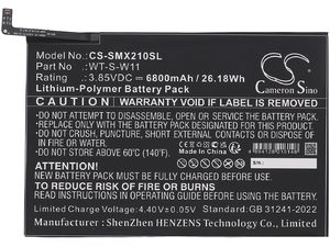Batéria pre Samsung Galaxy Tab A9+ 5g 11, Sm-X210, Smx210nzaeg a ďalšie, 6800 mAh, Li-Ion