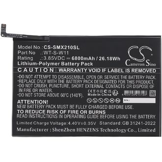 Batéria pre Samsung Galaxy Tab A9+ 5g 11, Sm-X210, Smx210nzaeg a ďalšie, 6800 mAh, Li-Ion