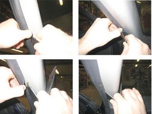 Brodit ProClip montážna konzola pre Chevrolet Epica 07-10, vľavo na stĺpik