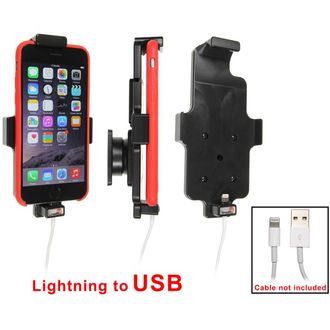 Brodit držiak pre Apple iPhone SE (22/20)/8/7/6S, s ochranou, s priechodkou pre orig. Kábel Lightning