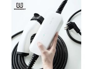 Wissenergy WS018 Prenosná nabíjačka EV, 3,6k W, 5 m mobilná nabíjačka EV