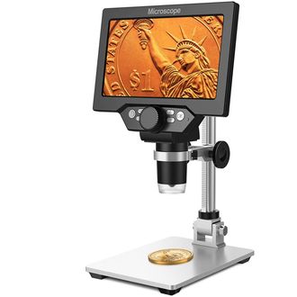 Mikroskop UF-TOOLS so 7" LCD displejom, zväčšenie 1200x, 12 MPx