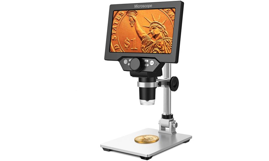 Mikroskop UF-TOOLS so 7" LCD displejom, zväčšenie 1200x, 12 MPx