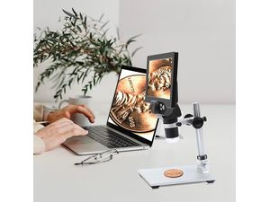 Mikroskop UF-TOOLS so 7" LCD displejom, zväčšenie 1200x, 12 MPx