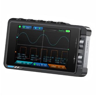 FNIRSI DS215H ručný digitálny osciloskop a generátor signálov 2v1, dvojkanálový, 50 MHz, 250 MS/s