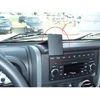 Brodit ProClip montážna konzola pre Jeep Wrangler 07-10, na stred