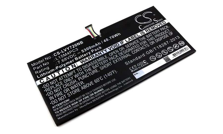 Batéria pre Lenovo Miix 5 Pro, Miix 720, Ideapad Miix 720, 5300 mAh