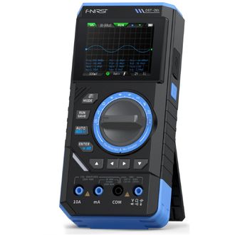 FNIRSI DST-201 Ručný digitálny multimeter, osciloskop a generátor signálov 3v1, 1 MHz, 5 MSa/s
