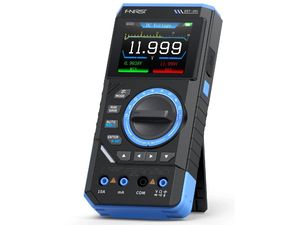 FNIRSI DST-201 Ručný digitálny multimeter, osciloskop a generátor signálov 3v1, 1 MHz, 5 MSa/s