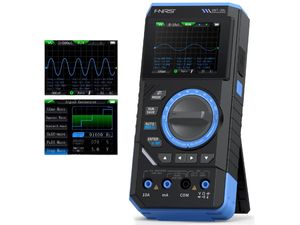FNIRSI DST-201 Ručný digitálny multimeter, osciloskop a generátor signálov 3v1, 1 MHz, 5 MSa/s