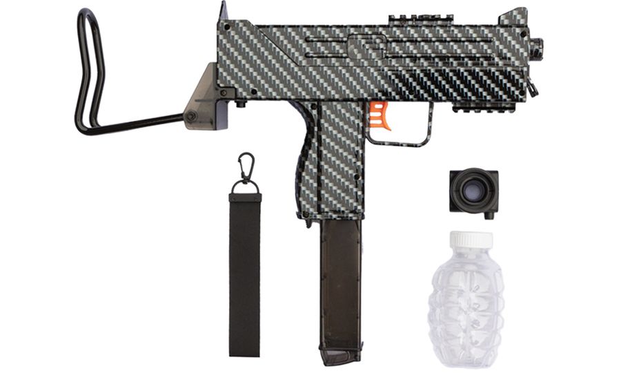 Sunny Blaster UZI, pištoľ na vodné gélové pelety s príslušenstvom, čierna