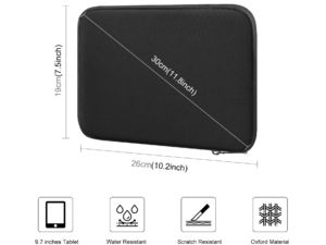 Puzdro na tablet HAWEEL do 9,7", čierne