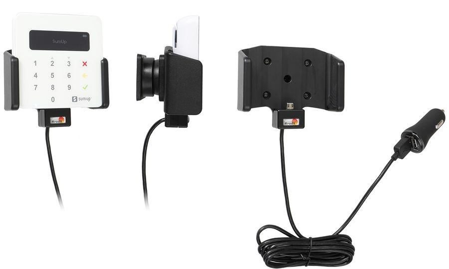 Držiak Brodit pre SumUp AIR, s nabíjaním CL/USB