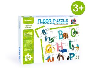 Mideer veľké puzzle na podlahe - anglické zvieratá