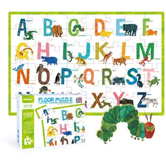 Mideer veľké puzzle na podlahe - anglické zvieratá