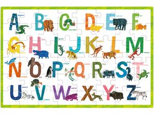 Mideer veľké puzzle na podlahe - anglické zvieratá