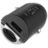 FIXED mini nabíjačka do auta, 2xUSB-C, PD 30W, čierna