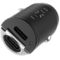 FIXED mini nabíjačka do auta, 2xUSB-C, PD 30W, čierna