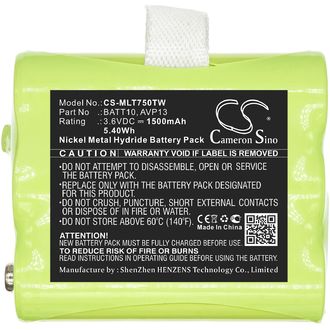 Batéria pre Midland T71, T75, T77, X-Talker T75, X-Talker T79 a ďalšie, 1500 mAh, Ni-Mh