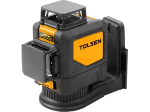 TOLSEN AKU krížový rotačný laser 2x360°, zelený lúč, 30 m