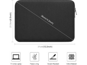 HAWEEL puzdro na tablet alebo notebook do 11", čierne