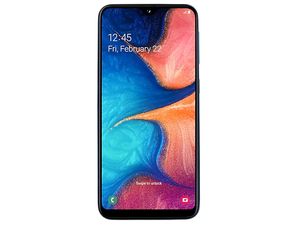 Samsung Galaxy A20e, modrá