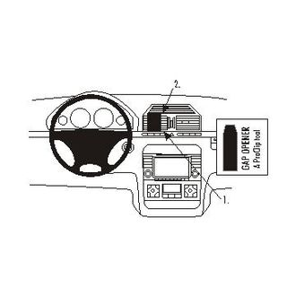Brodit ProClip montážna konzola pre Mercedes Benz S-Class 03-05, na stred