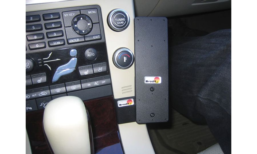 Brodit montážna doska pre dva držiaky na ProClip s predvŕtanými otvormi AMPS, 155x50x5mm