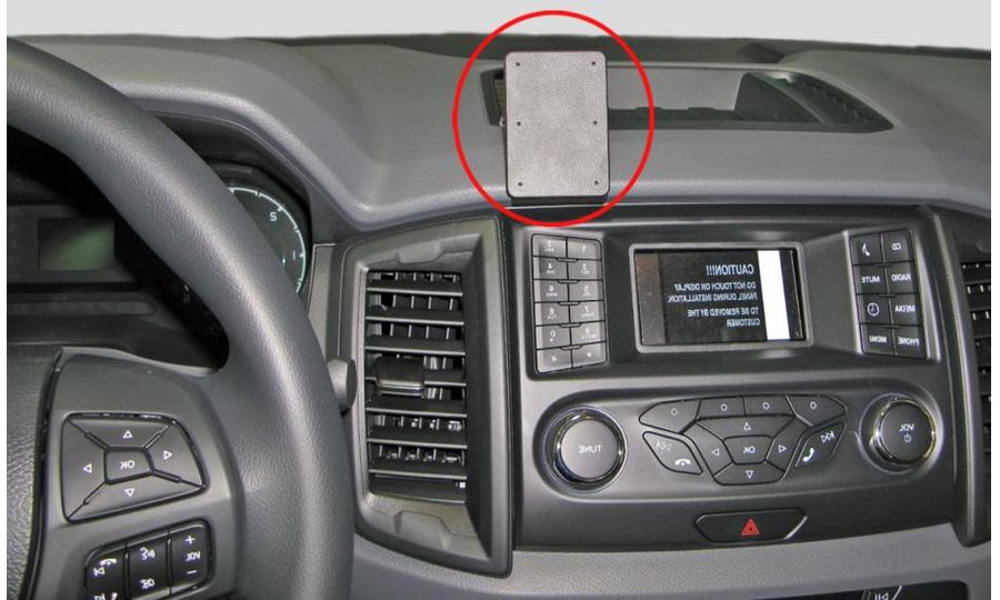 Brodit ProClip montážna konzola pre Ford Ranger 16-22, na stred vľavo