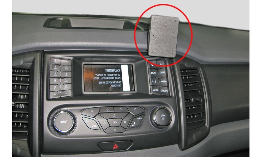 Brodit ProClip montážna konzola pre Ford Ranger 16-22, na stred vpravo