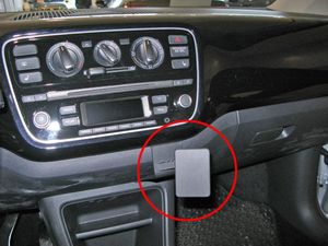 Brodit ProClip Škoda Citigo/Volkswagen UP/Seat Mii 12-14 (nie Active/Arctic/Take Up/Entry), vpravo